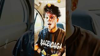 Sher se panga fun shortsfeed prank comedy [upl. by Kopp417]