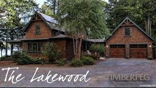 Timberpeg Lakewood Timber Frame Home [upl. by Akkinahs9]