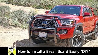 How to Install a Brush Guard Easily quotDIYquot [upl. by Ramses77]