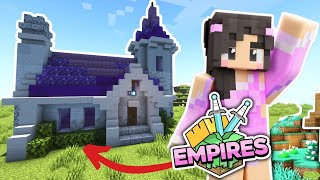 Empires SMP Katherine Elizabeth GlimmerGrove REBUILD [upl. by Ynohtona]