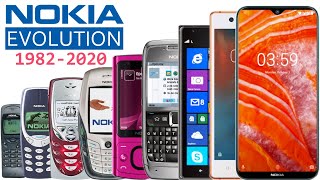 All Nokia Mobiles Evolution From First to Last 1982  2020 [upl. by Otsirave]