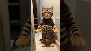 🤣Funny cat dancing viralvideo pets cutecat trendingvideo catlover catslover shortsfeed fyp [upl. by Erodisi]