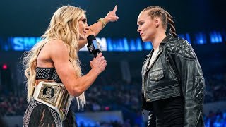 WWE Full Match  Charlotte Flair Vs Ronda Rousey  SmackDown Live Full Match [upl. by Herrmann]