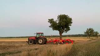 Case Magnum MX200  disc Vaderstad [upl. by Rip]