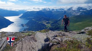 Hegguraksla fra Hauge Hiking Trail Nordalfjord and TafjordenFjords of Norway [upl. by Ilram169]