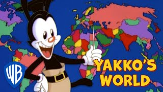 Animaniacs SINGALONG 🎤  Yakko’s World  WB Kids [upl. by Lebanna]