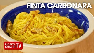 FINTA CARBONARA di Benedetta Rossi  Ricetta TV Fatto in Casa per Voi [upl. by Arsi]