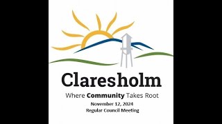 Claresholm Town Council [upl. by Virgilia]