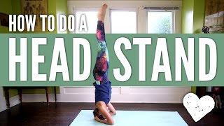 Head Stand Yoga Pose  How To Do a Headstand for Beginners [upl. by Coffeng845]