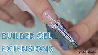 Builder Gel Extension with Forms  Bottle Builder Gel by Kimberz Kreations [upl. by Malcolm490]