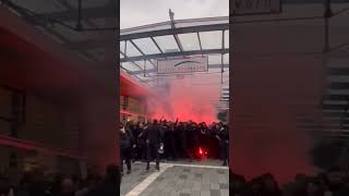 Curva Sud Milano in Leverkusen [upl. by Trebreh]