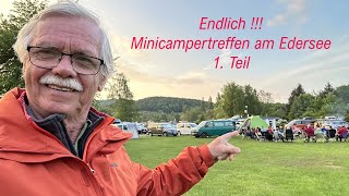 Endlich wieder Minicampertreffen am Edersee 1 Teil [upl. by Deadman]