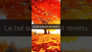 Poésie détente  Le bel automne est revenu  Raymond RICHARD [upl. by Oijile]