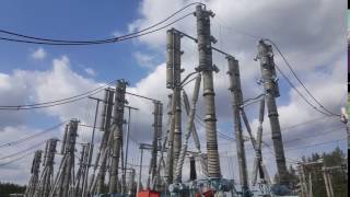 330kV Russian Air circuit breaker testing [upl. by Serafine]