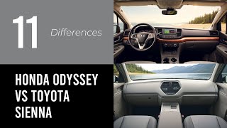 Honda Odyssey vs Toyota Sienna [upl. by Arivle]