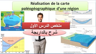 Résumé SVT 1 Bac sc ex réalisation de la carte paléogéographique dune région ملخص بالداريجة [upl. by Diamond]