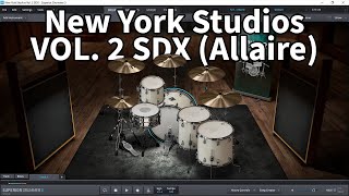 Toontrack Superior Drummer 3 New York Studios VOL 2 SDX Allaire All Presets Demo [upl. by Enylecoj446]