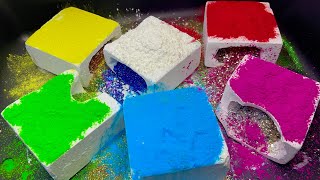 8 Glitter Bomb Explosions Gholibn Gym Chalk Crumble  Sleep Aid  Oddly Satisfying  ASMR [upl. by Rehpotsirahc]