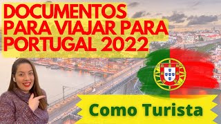 DOCUMENTOS PARA VIAJAR PARA PORTUGAL  Quanto levar para entrar em portugal [upl. by Sseb689]