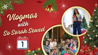 Vlogmas Day 1  Knitting Group Lunch amp some Christmas decorating [upl. by Albert]