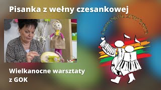 Pisanka z wełny czesankowej [upl. by Sairtemed]