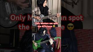 Only Masters can spot the differences 😎 guitar metallica [upl. by Euqinay]