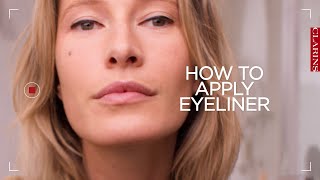 How to apply eyeliner  Clarins [upl. by Dotti]