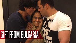 Shahrukh Gets A Special Gift From Bulgaria For Salmans Sister Arpita Khan  Bollywood News [upl. by Adlev]