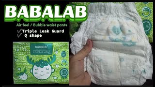 BABALAB BABY PANTS  triple leakguard  koreandiaper diapers babyessentials MarleneGabriel [upl. by Edina]