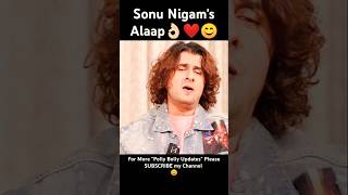 Sonu Nigam Singing ALAAP ❤️👌🏻 sonunigam sonunigamsongs ghajni alaap singing shorts bollywood [upl. by Kerby339]