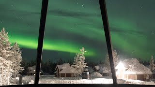 ZORZA POLARNA Hotel igloo  czy warto LAPONIA Finlandia Northern Lights Village [upl. by Tiduj]