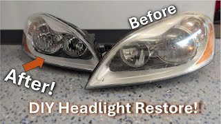 How to Repair and Protect Faded Headlights Volvo XC60 Edition [upl. by Ralat]