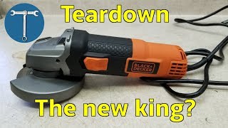 The best cheap angle grinder Black and Decker BDEG400 teardown and review [upl. by Ball]