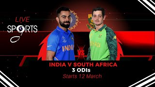 INDIA V SOUTH AFRICA  3 ODI Series on DD Sports amp All India Radio Radio Commentary [upl. by Aeslehs]