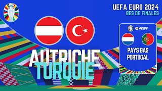 Autriche  Turquie   Pays Bas  Portugal Euro FIFA   8es de Finales  UEFA Euro 2024  EAFC24 [upl. by Moody189]