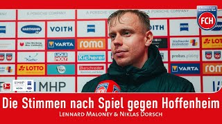 Die Stimmen nach dem Spiel gegen die TSG Hoffenheim [upl. by Ettennor]