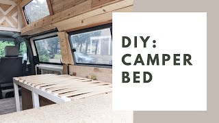 HOW TO Uitschuifbaar Bed in je Camper  Tedventure [upl. by Aicram950]