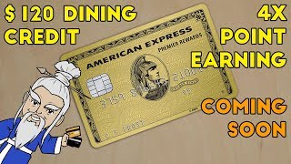 NEW Amex PRG 120 Dining Credit  4x on Restaurants and Supermarkets [upl. by Quintina]