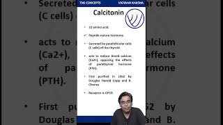 Calcitonin Hormone  Thyroid Gland I animalphysiology csirnetlifesciences csirnet [upl. by Ajuna]