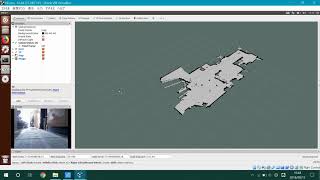 ROS testraspicam  gmapping with raspberry pi 3 B [upl. by Wendt]