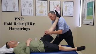 Proprioceptive Neuromuscular Facilitation PNF Stretch  Hold Relax HR [upl. by Enajiram]