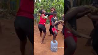 African Kids Dancing To Jamaican Music 😳😂 [upl. by Corvin]