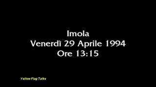 Imola 1994 part 1 of 5 Rubens Barrichellos accident [upl. by Learrsi]