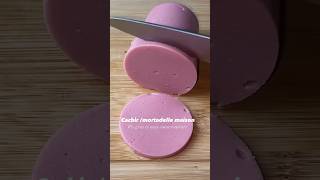 Cachir ou mortadelle maison salami mortadella healthy shortsyoutube recettefacile breakfast [upl. by Nagar610]