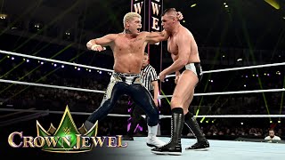 Cody Rhodes and Gunther fight toothandnail for historic win Crown Jewel 2024 highlights [upl. by Rotkiv386]