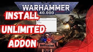 How to Install Unlimited Addon Unification Mod DoW Soulstorm ❗TutorialGuide✅ [upl. by Eriha]