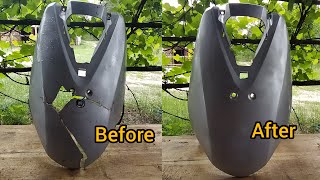 Plastic as NEW Restoration of plastic Honda Dio 62 [upl. by Latouche]