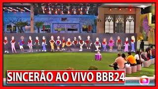 💥BBB 24 4º Sincerão AO VIVO Big Brother Brasil AO VIVO BBB24 [upl. by Mercier239]