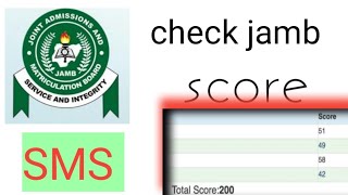 How to check jamb result 2024 SMS jamb score [upl. by Case]