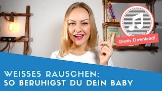 ▶ Weisses Rauschen für Babys So beruhigst du dein Baby [upl. by Molahs]